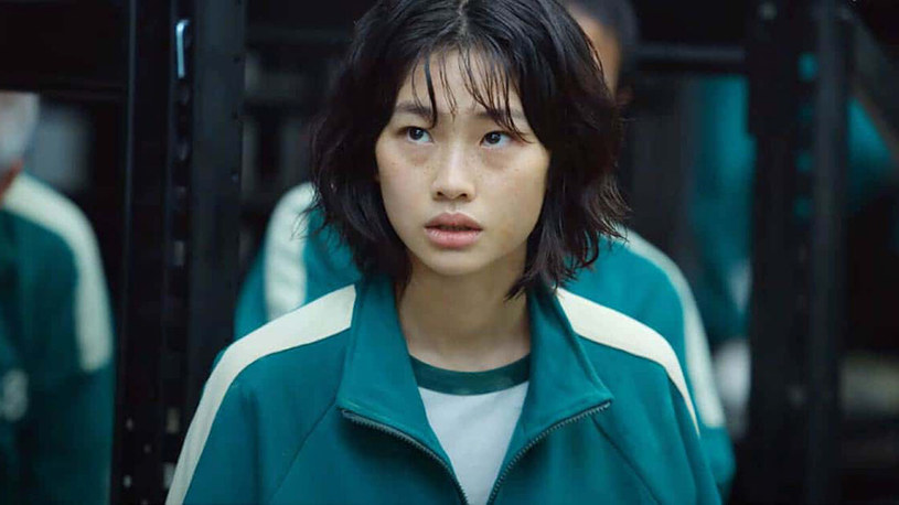 Kang Sae-byeok, no. 067/ kadr z serialu "Squid Game" /Netflix /materiały prasowe