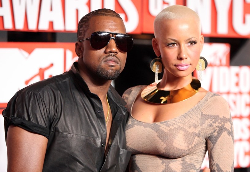Kanye West i Amber Rose jeszcze jako para /Michael Loccisano /Getty Images