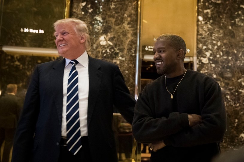 Kanye West i Donald Trump /DREW ANGERER /Getty Images