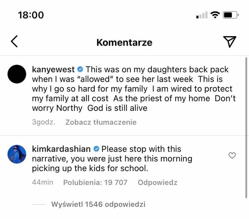 Kanye West i Kim Kardashian kłócili się na oczach tysięcy ludzi /Twitter