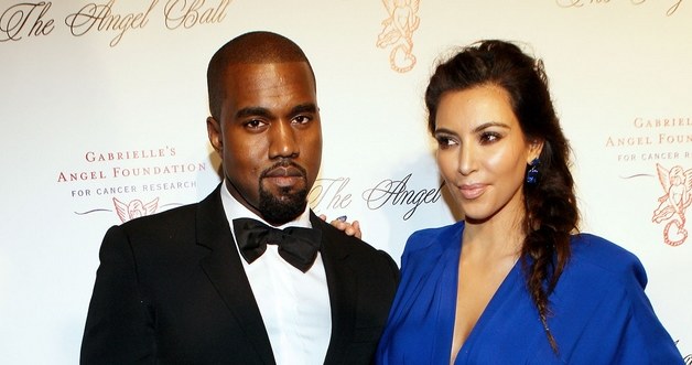 Kanye West i Kim Kardashian /Steve Mack /Getty Images