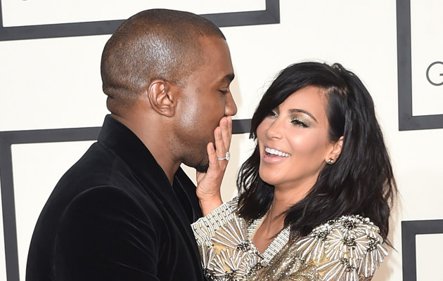 Kanye West i Kim Kardashian /Jason Merritt /Getty Images