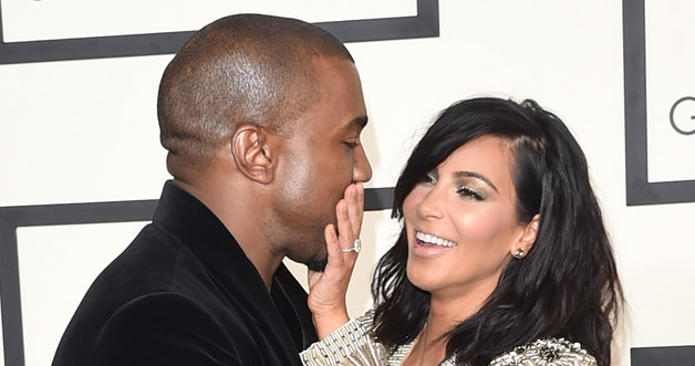 Kanye West i Kim Kardashian /Jason Merritt /Getty Images