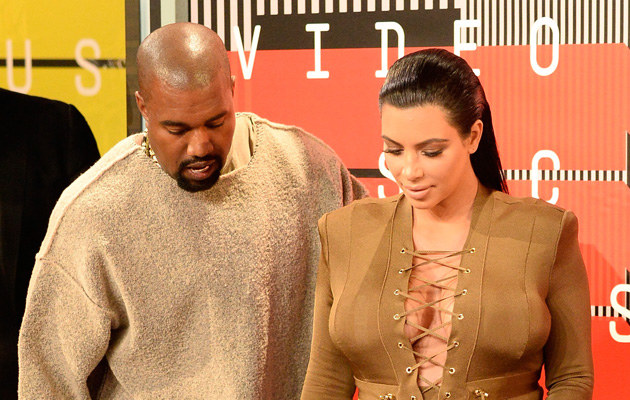 Kanye West i Kim Kardashian /Frazer Harrison /Getty Images