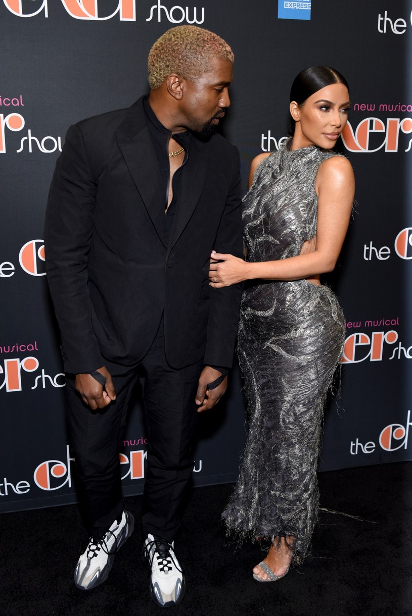 Kanye West i Kim Kardashian /Jenny Anderson /Getty Images
