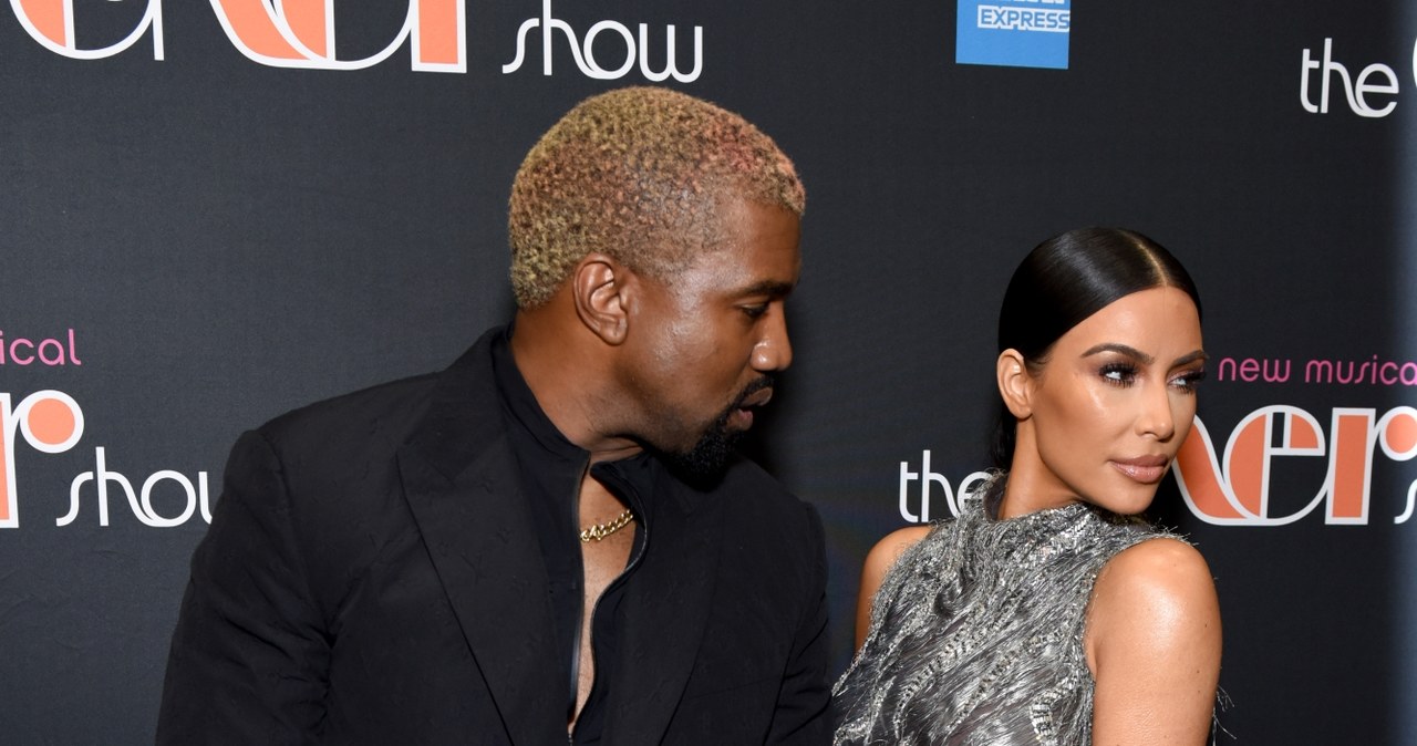 Kanye West i Kim Kardashian /Jenny Anderson /Getty Images