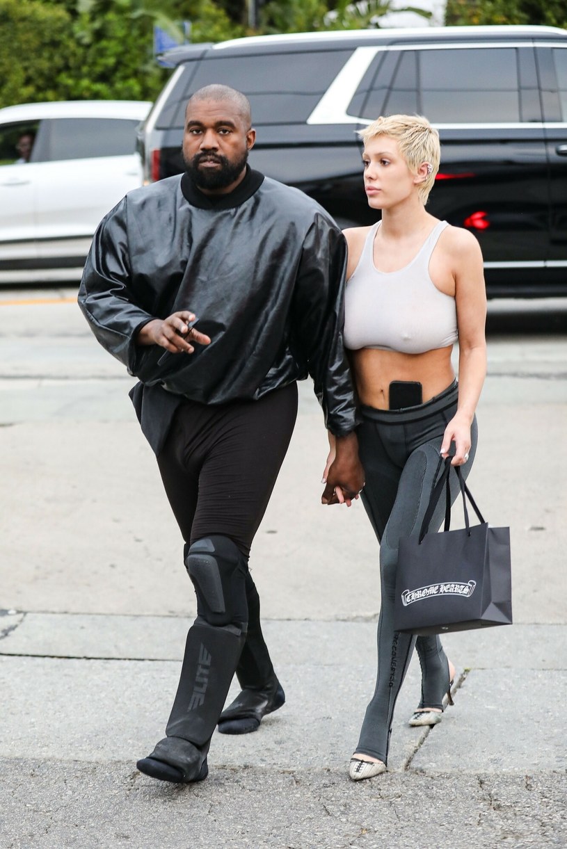 Kanye West ze swoją partnerką Biancą Censori /Backgrid/East News /East News