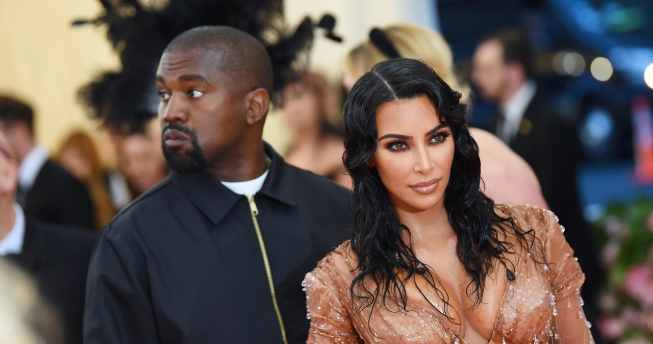 Kanye Westa i Kim Kardashian /Dimitrios Kambouris /Getty Images