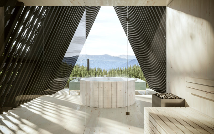 Kąpiel w takiej łazience to prawdziwy relaks /Peter Pichler Architecture /materiały prasowe