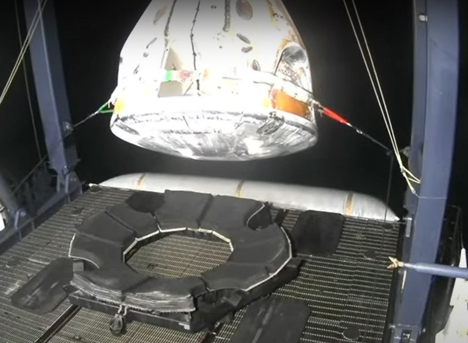Kapsuła Dragon na pokładzie statku. /Axiom Space /