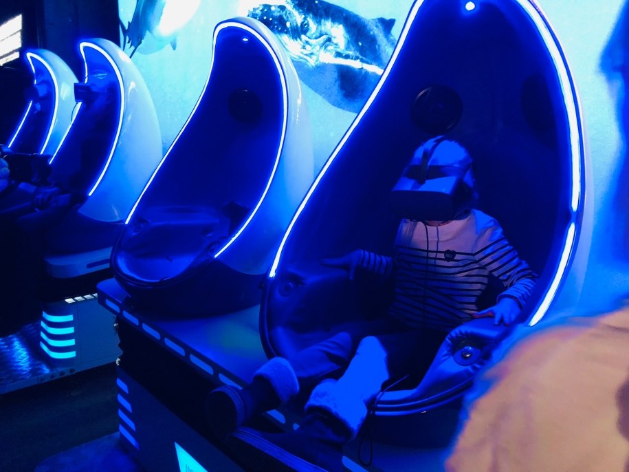 Kapsuły wirtualnej rzeczywistości w łódzkim Orientarium - są pierwsze wśród polskich ogrodów zoologicznych /Agnieszka Wyderka /RMF FM