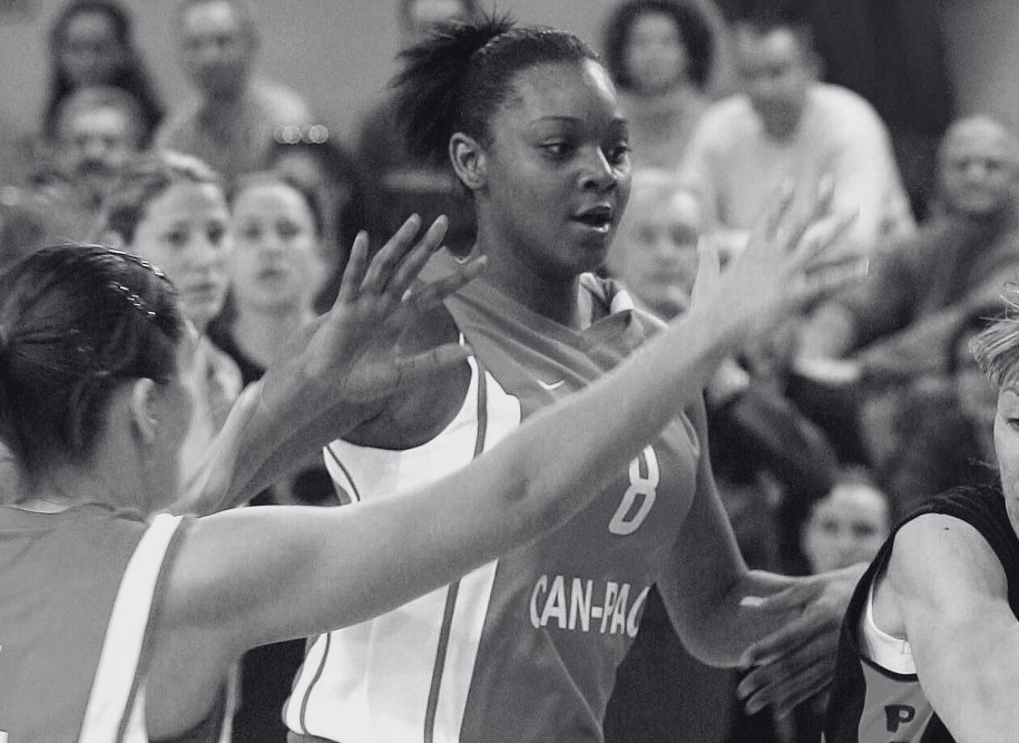 Kara Braxton w barwach Wisły Kraków w 2006 roku /Adam Hawałej /PAP