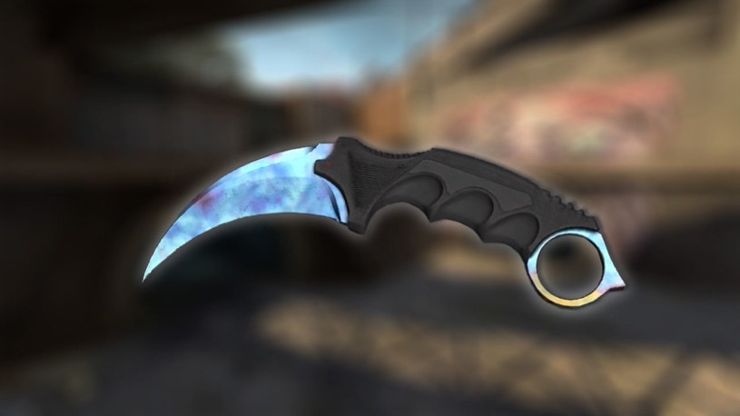 Karambit Case Hardened Blue Gem /materiały prasowe