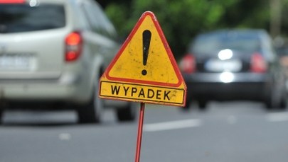 Karambol na A4. Zderzyło się dziewięć samochodów