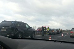 Karambol na A4. Zobaczcie zdjęcia z Gorącej Linii RMF FM