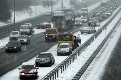 Karambol na autostradzie w Katowicach