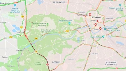 Karambol na obwodnicy Krakowa. Utworzył się ogromny korek