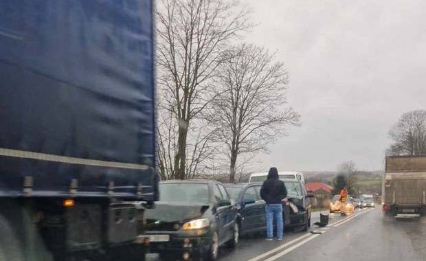 Karambol na Podkarpaciu. Zderzyło się pięć aut