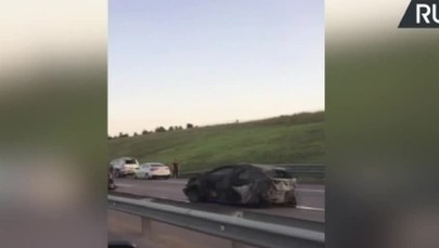 Karambol na rosyjskiej autostradzie. Zderzyło się 28 pojazdów