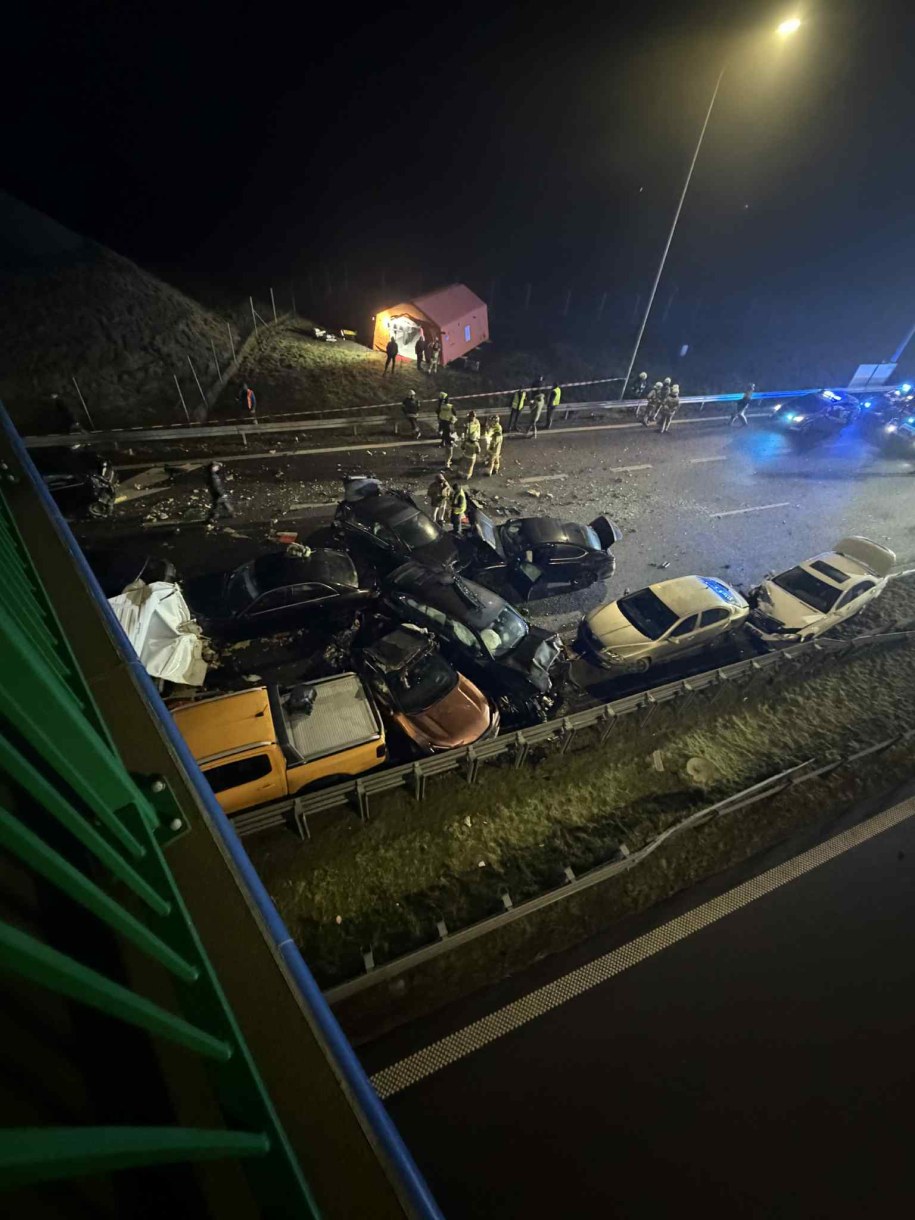 Karambol na S19 /Policja Lubelska /