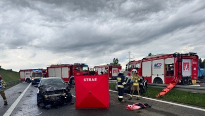 Karambol na S7. Jedna osoba nie żyje