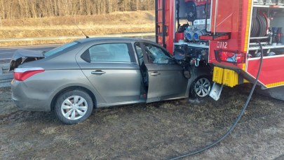 Karambol na S7. Pijany 19-latek i zderzenie z wozem strażackim