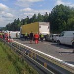 Karambol na S7. Trasa w kierunku Warszawy była zablokowana