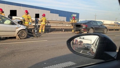 Karambol na trasie S11 koło Poznania