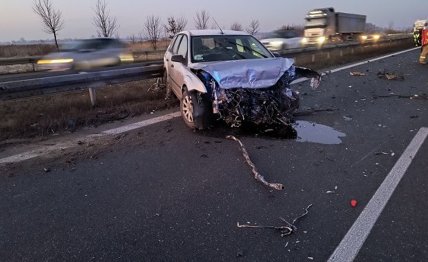 Karambol na trasie S8. Zderzyło się tam 6 pojazdów