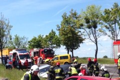 Karambol pod Olsztynem. 7 osób jest rannych