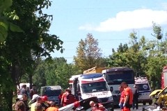 Karambol pod Olsztynem. 7 osób jest rannych