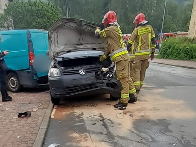 Karambol w Kamiennej Górze /Komenda Powiatowa Policji w Kamiennej Górze  /Facebook