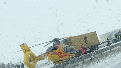 Karambol w Kujawsko-Pomorskiem: Na A1 zderzyło się 15 samochodów 