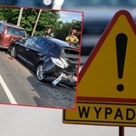 Karambol w Mrągowie - zderzyły się pojazdy przewożące 30 osób