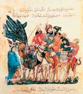 Karawana na miniaturze al-Wasitiego, 1237 r. /Encyklopedia Internautica