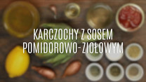 Karczochy z sosem pomidorowo-ziołowym