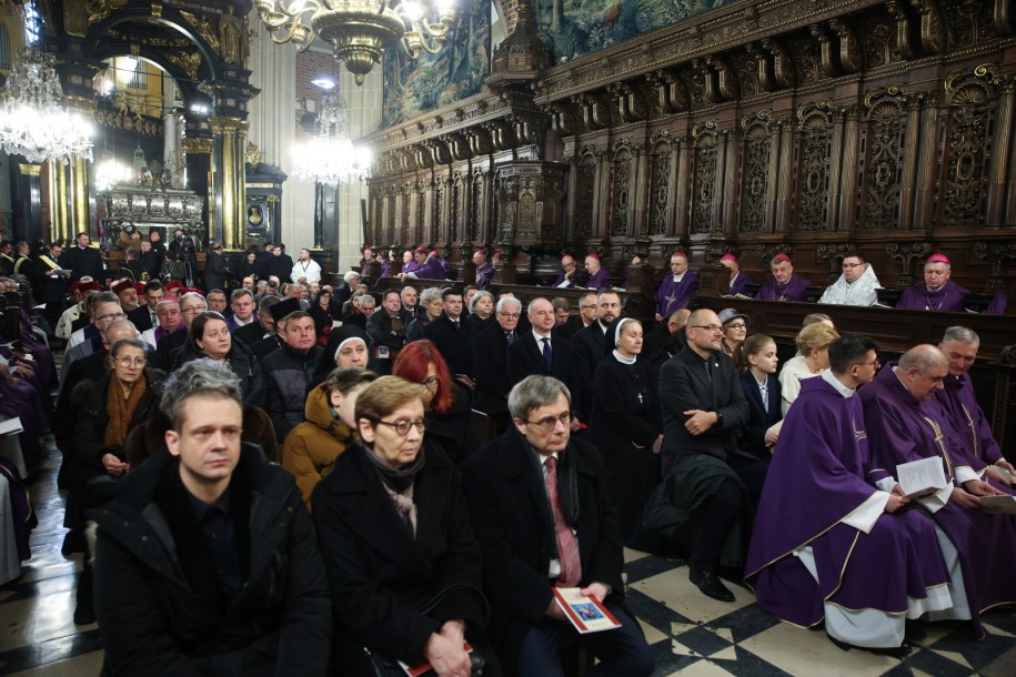 Kard. Grzegorz Ryś na uroczystym ingresie w katedrze na Wawelu; Kraków, 20 grudnia 2025 /PAP/Łukasz Gągulski /PAP