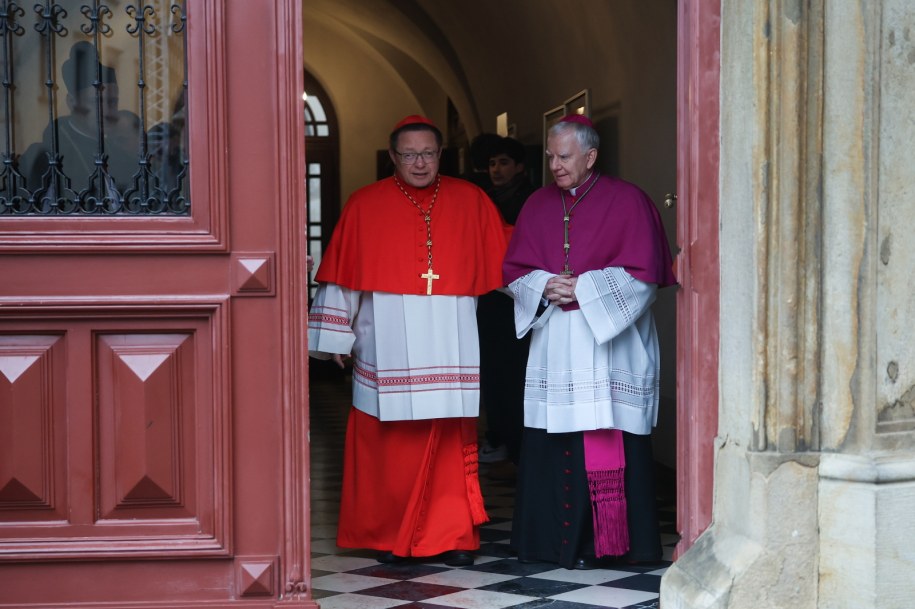 Kard. Grzegorz Ryś na uroczystym ingresie w katedrze na Wawelu; Kraków, 20 grudnia 2025 /PAP/Łukasz Gągulski /PAP