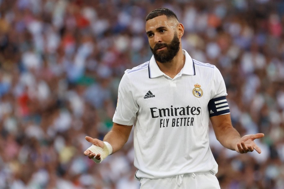 Karim Benzema /JUAN CARLOS HIDALGO    /PAP/EPA