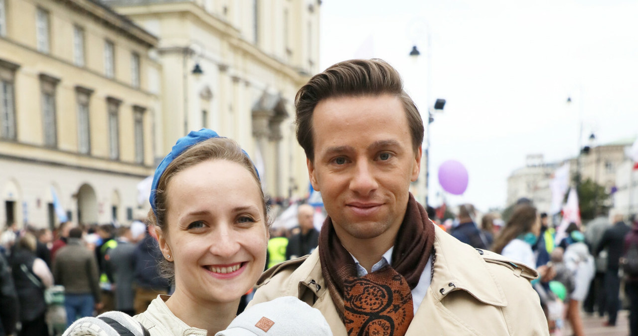 Karina i Krzysztof Bosak 2021 r. /East News