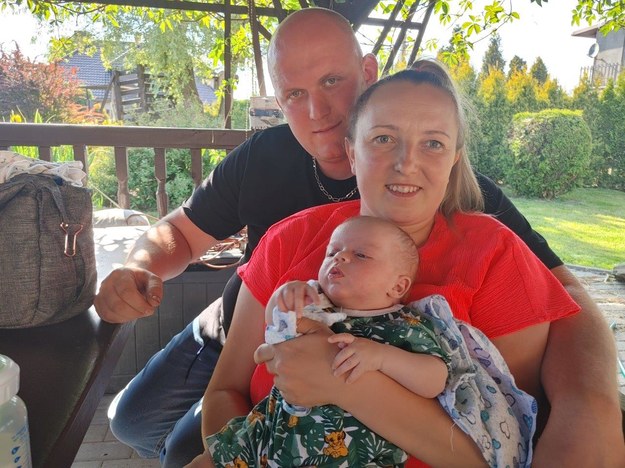 Karina Paszek z mężem i synkiem cieszą się każdą wspólną chwilą /Archiwum prywatne