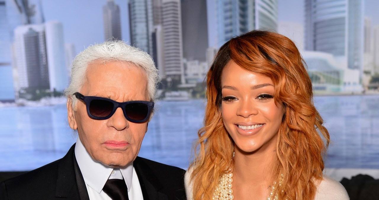 Karl Lagerfeld i Rihanna /Getty Images