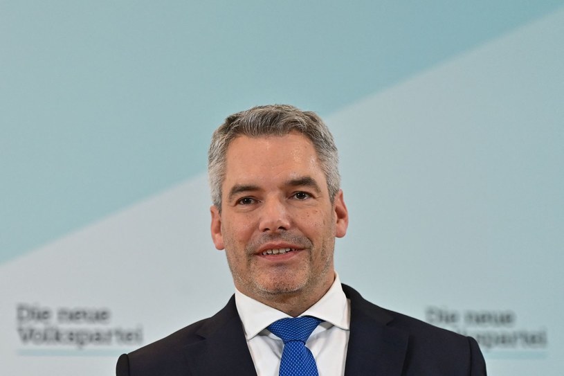 Karl Nehammer, kanclerz Austrii /AFP