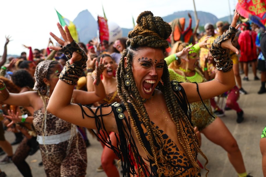 Karnawał w Rio de Janeiro /Andre Coelho /PAP/EPA