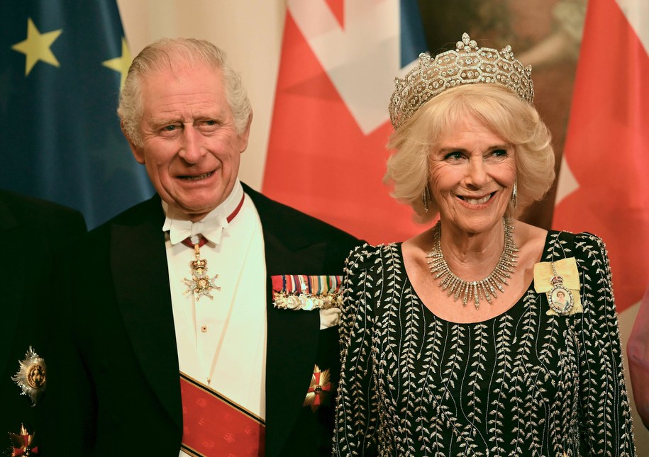 Karol III i jego żona Kamila /Britta Pedersen  /PAP/EPA