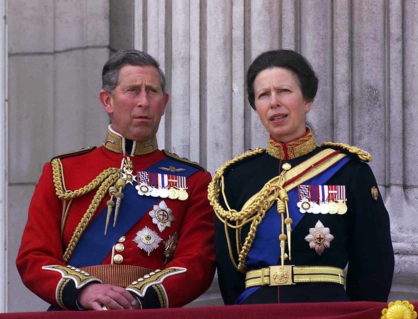 Karol III i księzniczka Anna w 2000 roku /Ken Goff /Getty Images