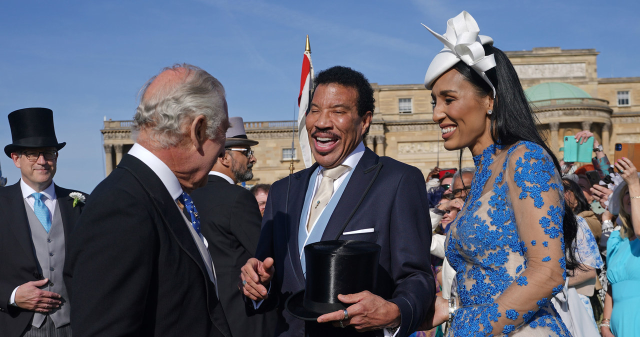 Karol III i Lionel Richie wraz z partnerką Lisą Parigi /WPA Pool /Getty Images