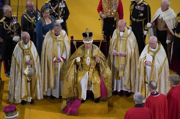Karol III koronowany na króla Wielkiej Brytanii /Andrew Matthews /PAP/PA