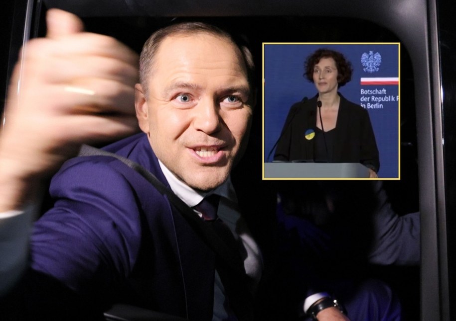 Karol Nawrocki, Elwira Niewiera /Paweł Supernak /PAP