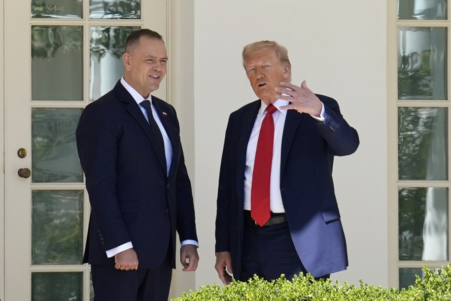 Karol Nawrocki i Donald Trump podczas niedawnego spotkania w Białym Domu /Cover Images /East News